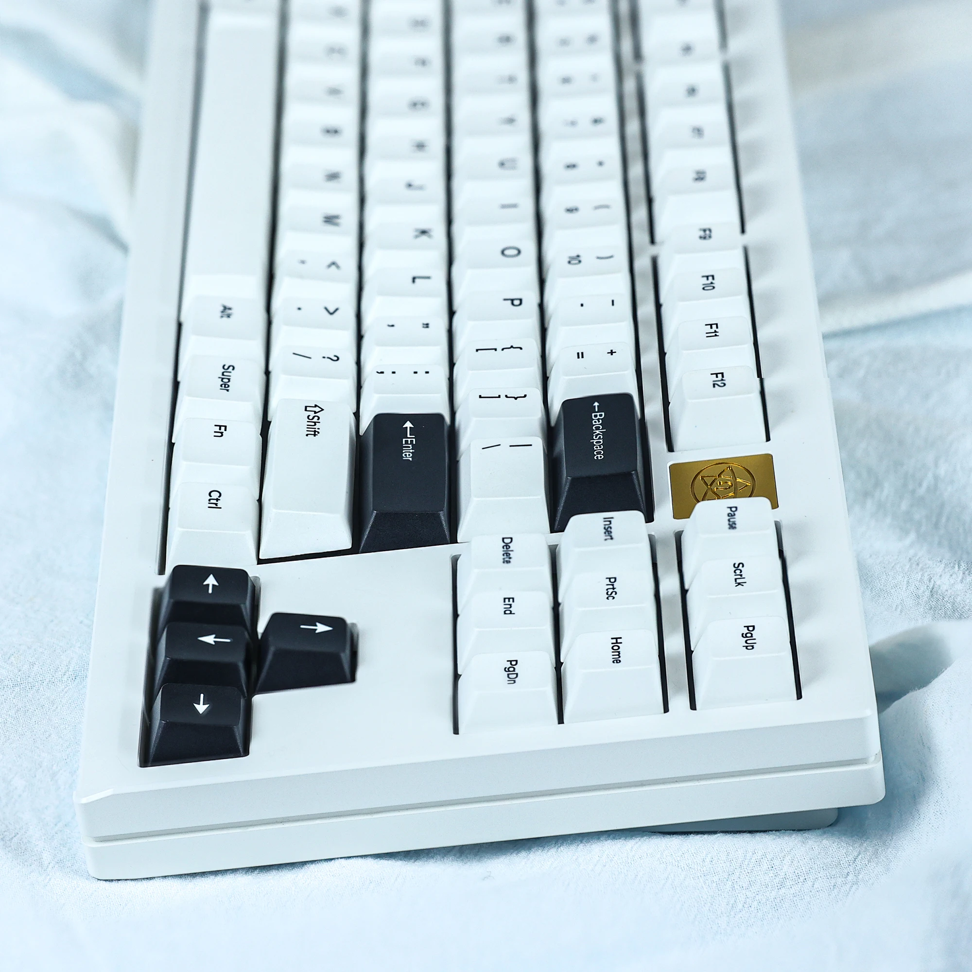 Imagem -05 - Keycap Pbt Branco para mx Switch Gamer Teclado Mecânico Azul Lados Quente Sublimação Perfil Cereja Keycaps Personalizados 146 Chaves