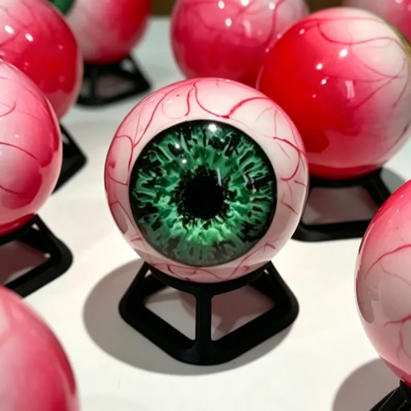 Monster Eye Resin Horror Sculpture Realistic Demonic Ornament For Halloween Party Centerpiece Table Decor For Teens And Adults