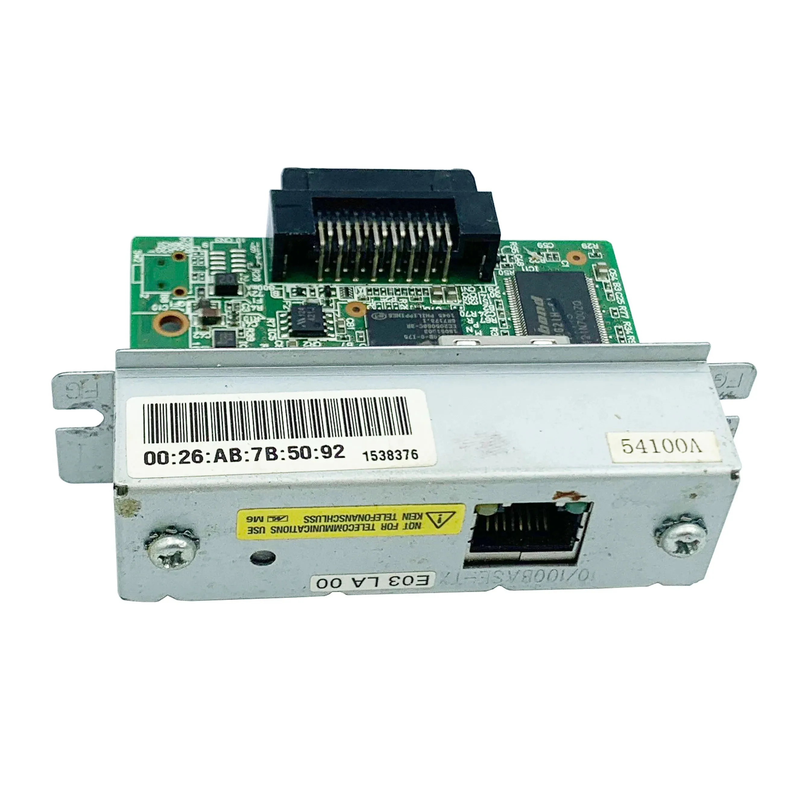Ethernet Interface For Epson TM U220B 220PB 220PD 220PA TM T81 T82II T88III T88IV T88V T70 T90 T86L UB-E03 UB-E02 C32C824541