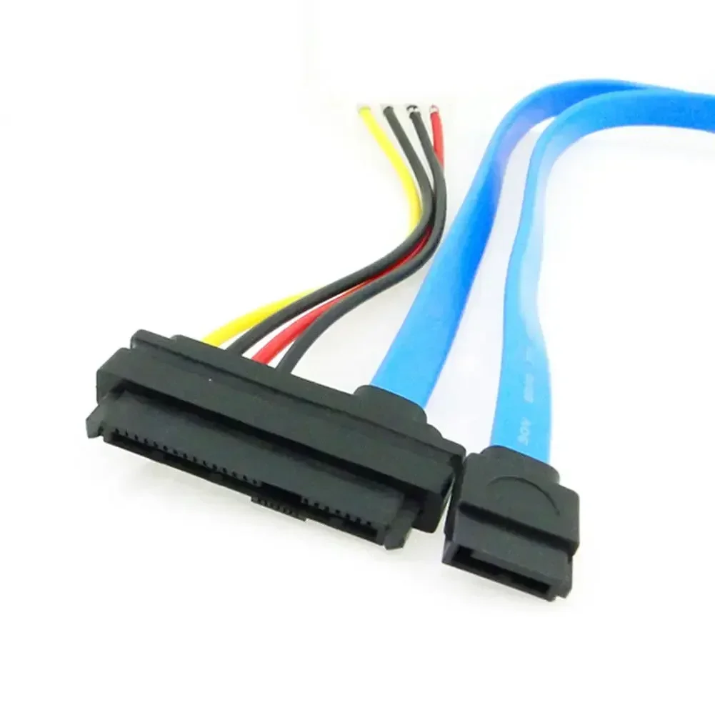 SAS Serial Attached SCSI SFF-8482 To Cable HDD Hard Disk Drive Adapter Cord 7 Pin Serial ATA Female LP4 Male 29 Pin SAS Fem