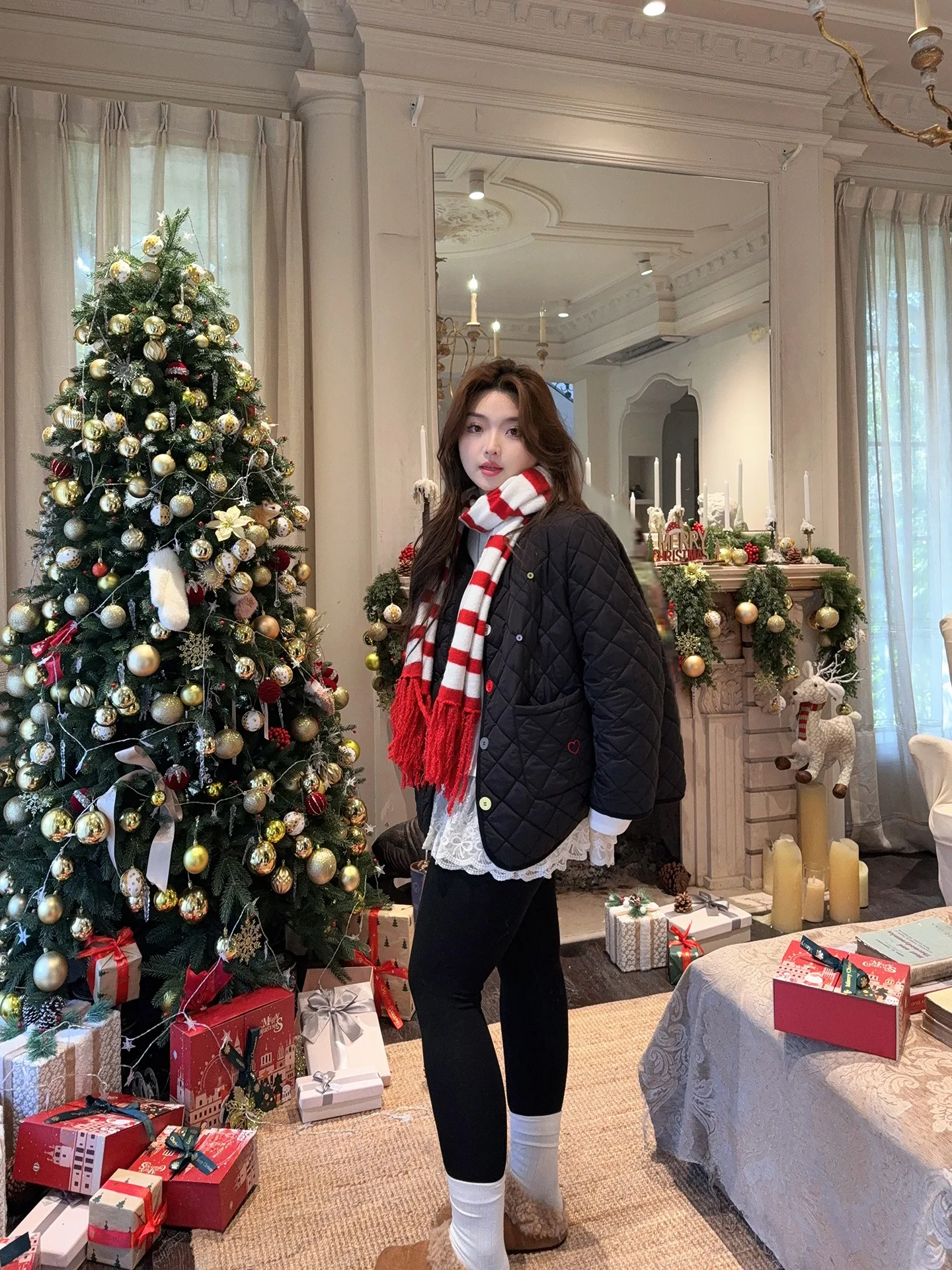 

Женская модная куртка больших размеров в корейском стиле, радужная, из хлопка, зимняя, теплая, прямого кроя