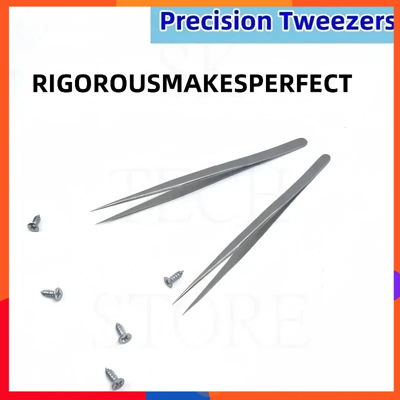 

1 шт. прецизионные магнитные пинцеты из нержавеющей стали SS-SA, суперточные, высокая излучение, жесткие инструменты для ремонта телефонов