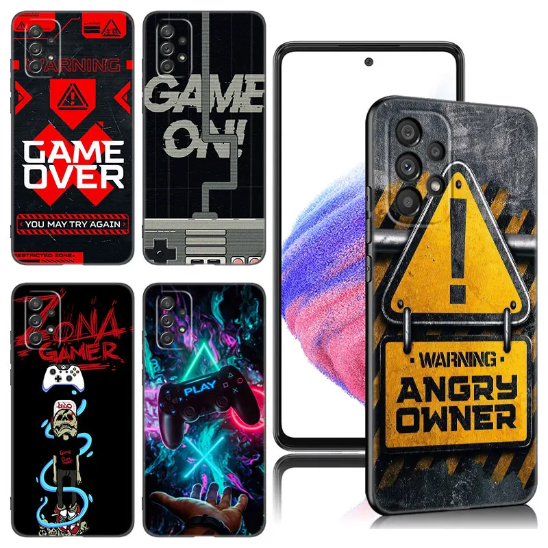 

Game Zone Gamer Phone Case For Samsung A13 A15 A22 A24 A32 4G A33 A34 A35 A52S A53 A54 A55 A73 5G A12 A14 A23 A51 A72