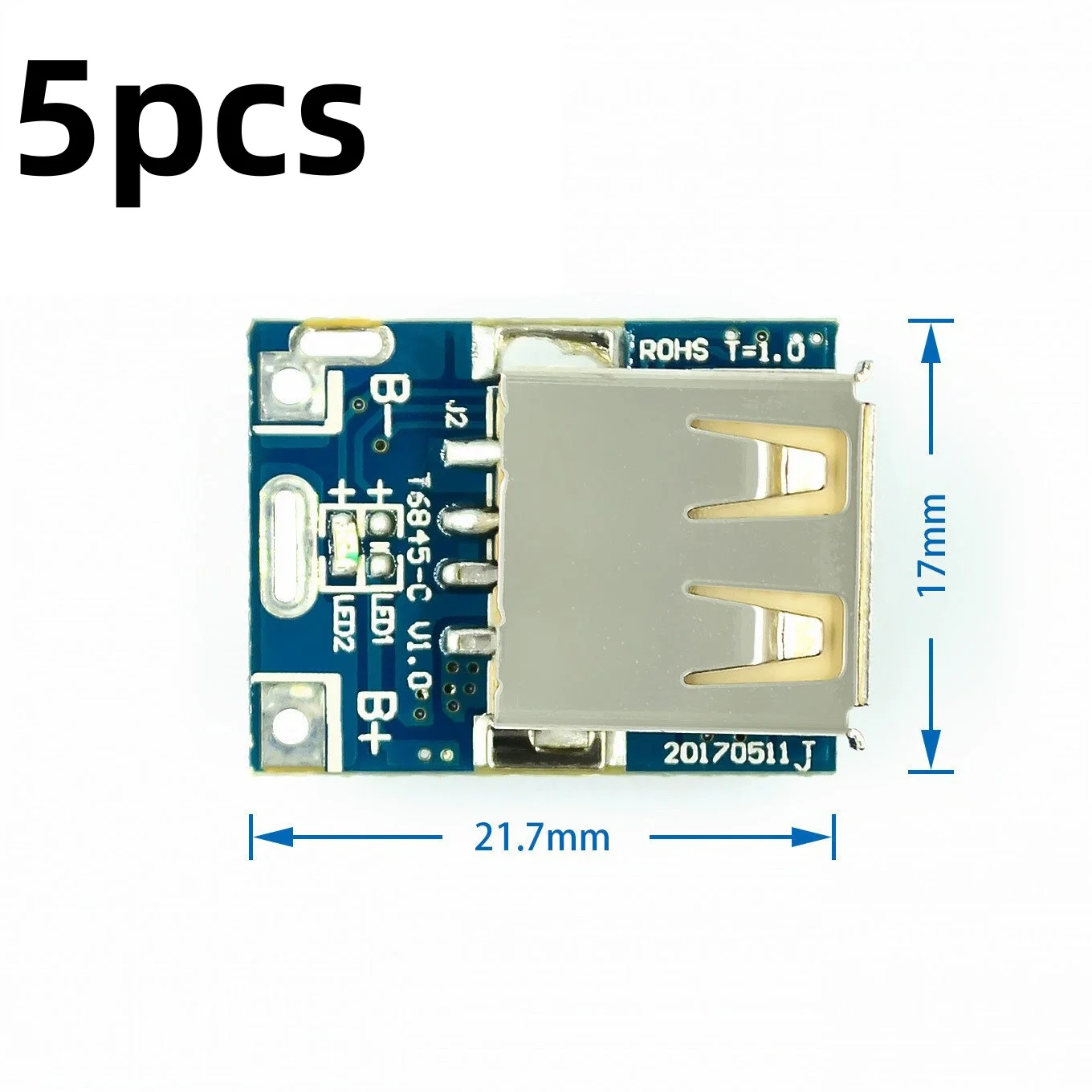 5pcs 5V Boost Module Lithium Battery Charging Protection Board / Perfume Boost Module Main Board / 134N3P Scheme DIY Charger