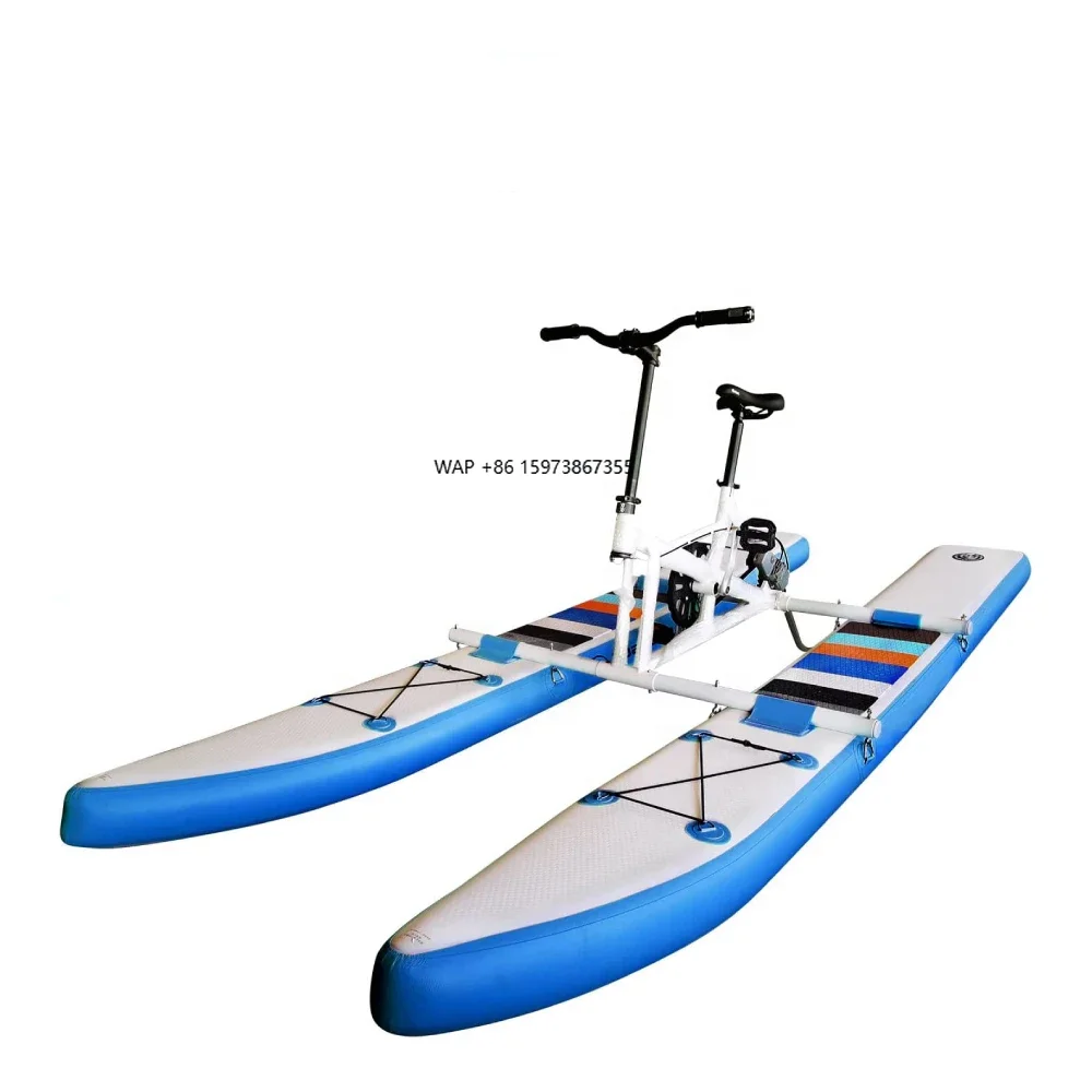 

New Arrival Havasaprk Inflatable Water Bike Pedal Sup Board Floating Bicycle Water Play Equipment