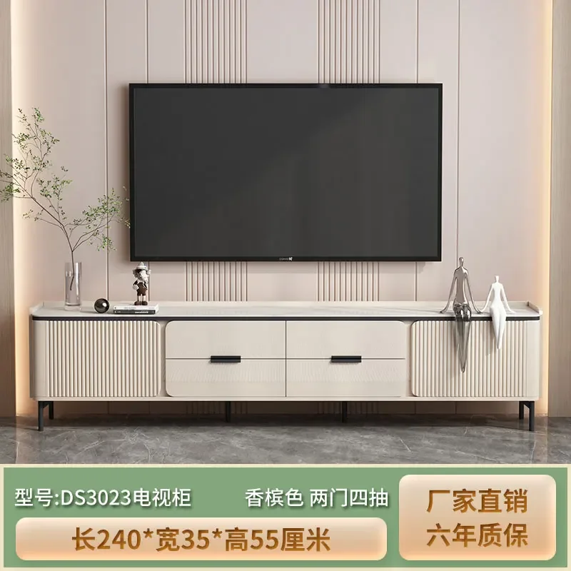 خزانة تلفزيون من الخشب الأبيض، شاشة عرض متنقلة، خزانة جانبية، طاولة تلفزيون، رف غرفة المعيشة، أثاث Muebles Hogar #6