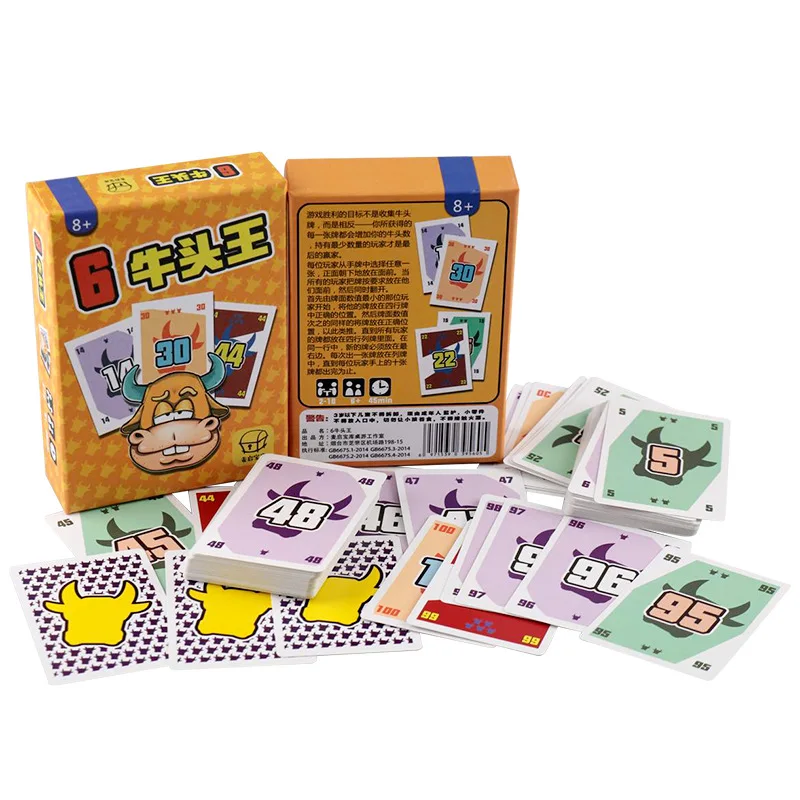 Take 6 Nimmt Board Game Funny Gift For Party Family Card Games With English Rules 2-10 Players