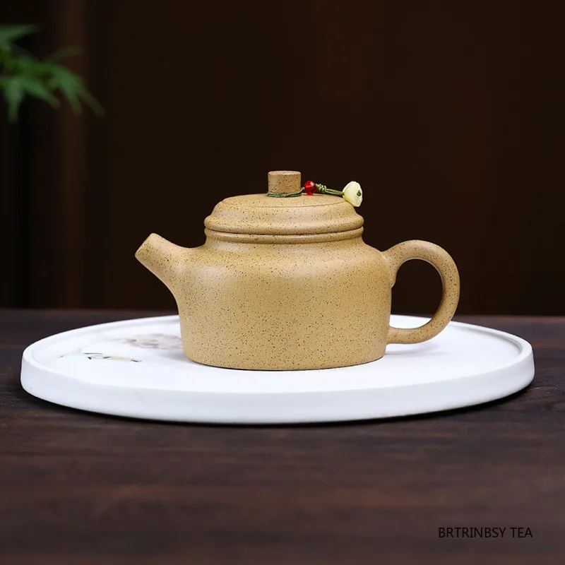 200ml Chinese Yixing Purple Clay Teapot Household Beauty Kettle Tradition Handmade Tea Pot Raw Ore Zisha Teaware Accessories