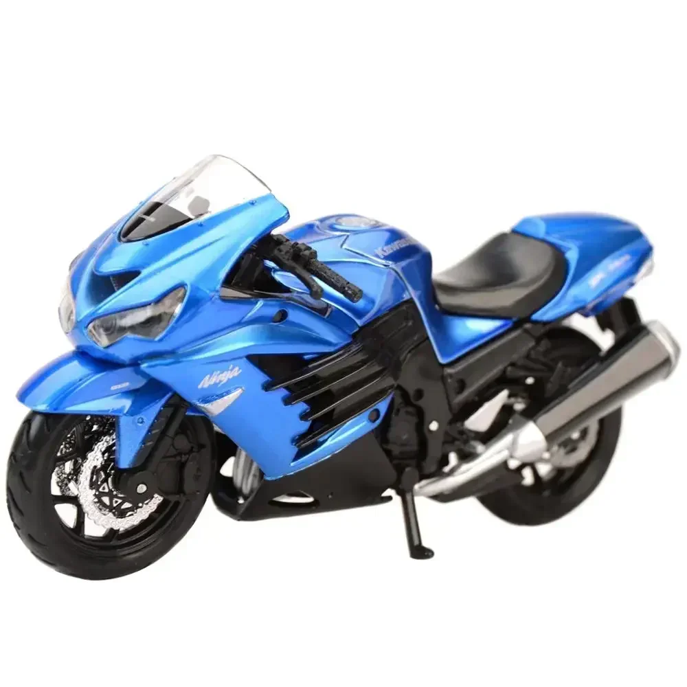 Maisto 1:18 kawasaki ninja ZX-14R liga esportes modelo de motocicleta diecast metal brinquedo corrida rua motocicleta modelo presentes das crianças