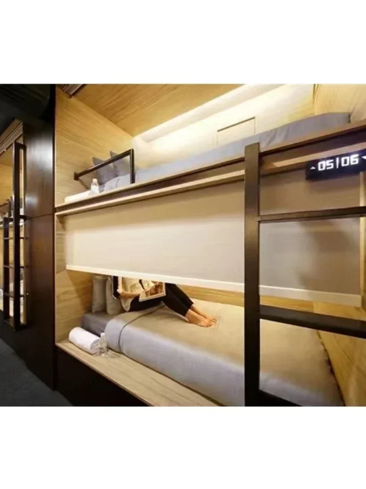 E-Sports Bed Space Capsule Home Rest Cabin Children Sleep Warehouse Capsule Hotel Single Double Bunk Bed