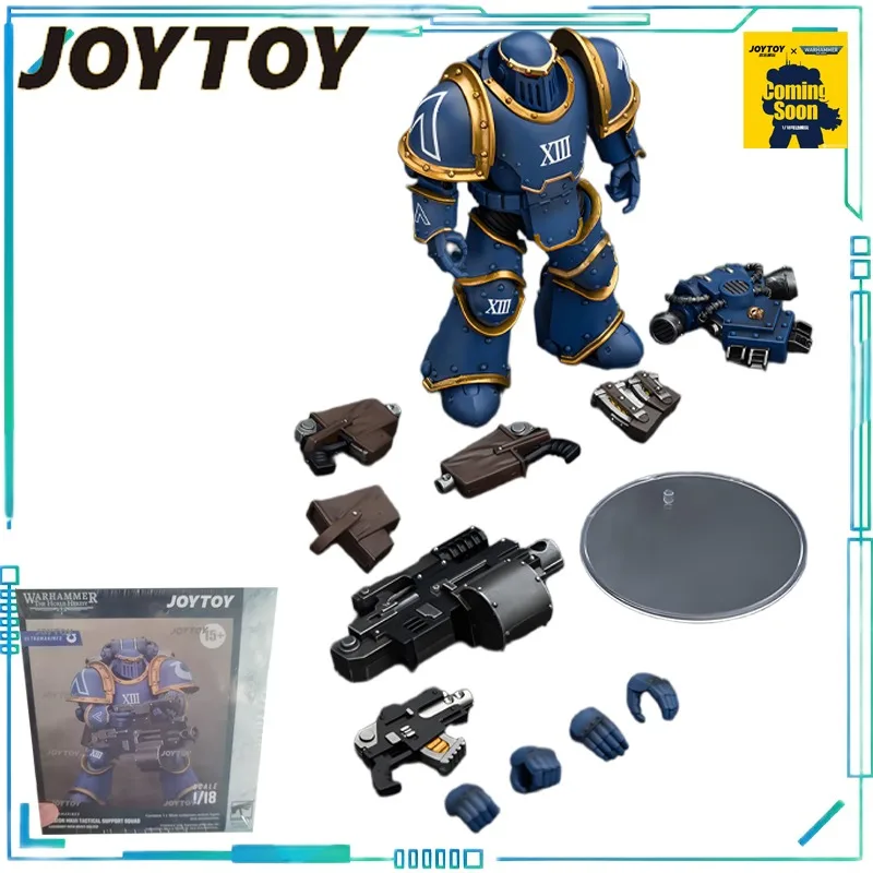 JOYTOY 本物の JOYTOY X ウォーハンマー 40K シリーズ U チーム HH エクストリームウォリアー MK3 レギオン分隊 1/18 アクションフィギュアギフトグッズ
