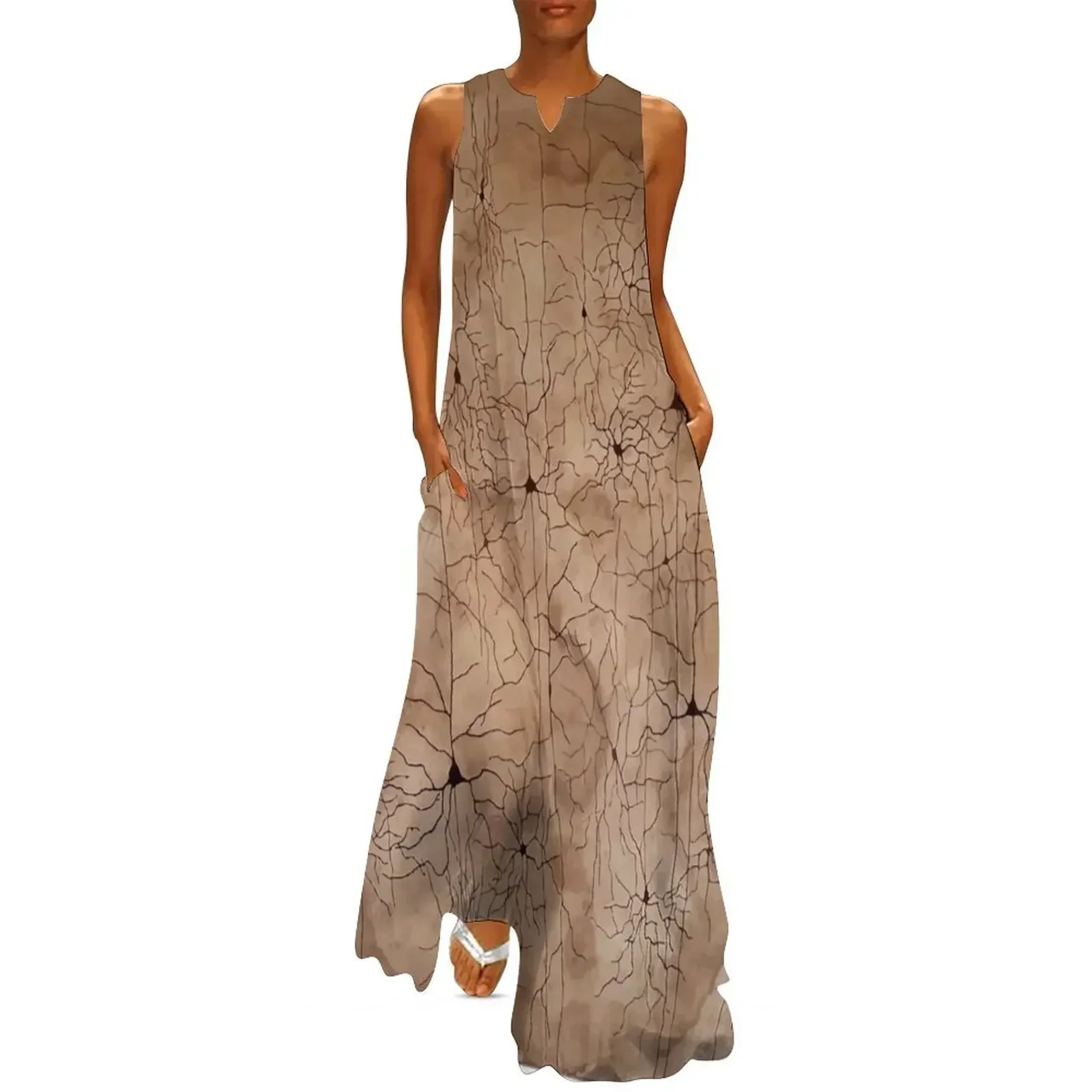 

Coffee Cortex Long Dress beach dress dresses for prom woman dress chic and elegant woman