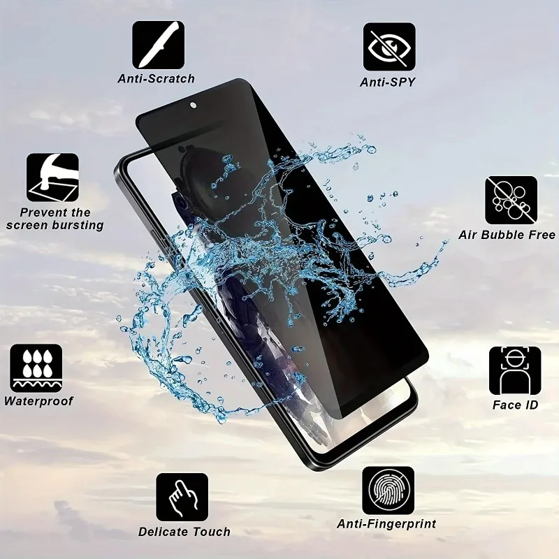 

2Ps Anti-Spy For Motorola G85 G41 G42 G52 G54 Full-Scenario Privacy Screen G24 G34 G73 G30 31 32 Phone Protector Full Coverage