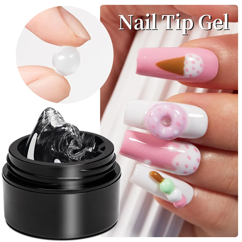 Vaste Nageltip Gel Voor Het Snel Verlengen Van Nail 15Ml Functie Gellak Heldere 3d Modellering Carve Gel Doorweekt Uv Nagelgellak