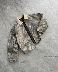 Autumn and Winter Camouflage Oversized Hunting Camo Jackets Hoodies Women Y2k Streetwear Harajuku Sweatshirts Zip Up Hoodie