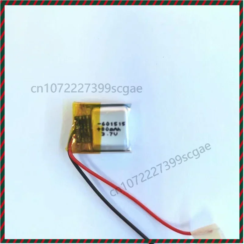 Mini 601515 80mAh 3.7V Lithium Polymer Battery for Bluetooth Earbuds, Micro Devices and Smart Wearables