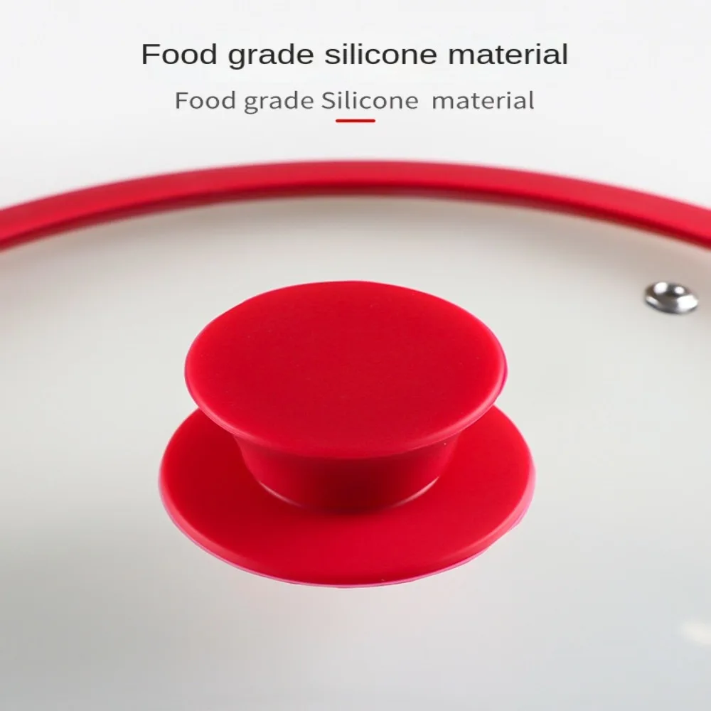 Silicone Pot Lid Knob Handle Replacement Universal Pan Lid Handle Pot Lid Top Kitchenware Accessories Pot Lid Cover Kitchen