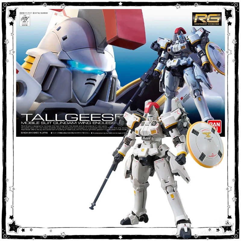 

In Stock Bandai Gundam Model Kit Anime Figure RG 1/144 Tallgeese EW Anime Action Figure Collection Assembly Model Boy Toys Gifts