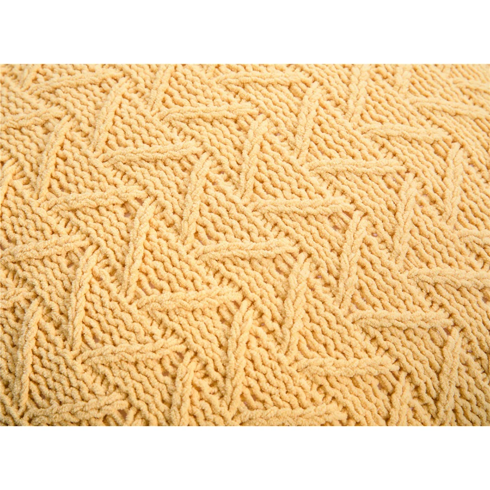 

Pillow Case Slip Throw Cover Covers Chenille Knitting Pillowslip Cases Cushion Tassel Pillowcase