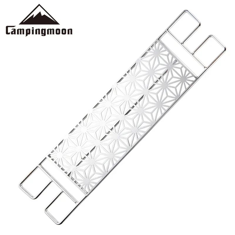 Coman MTG-outdoor camping stainless steel geometric mesh bracket barbecue wire surface TSC suit