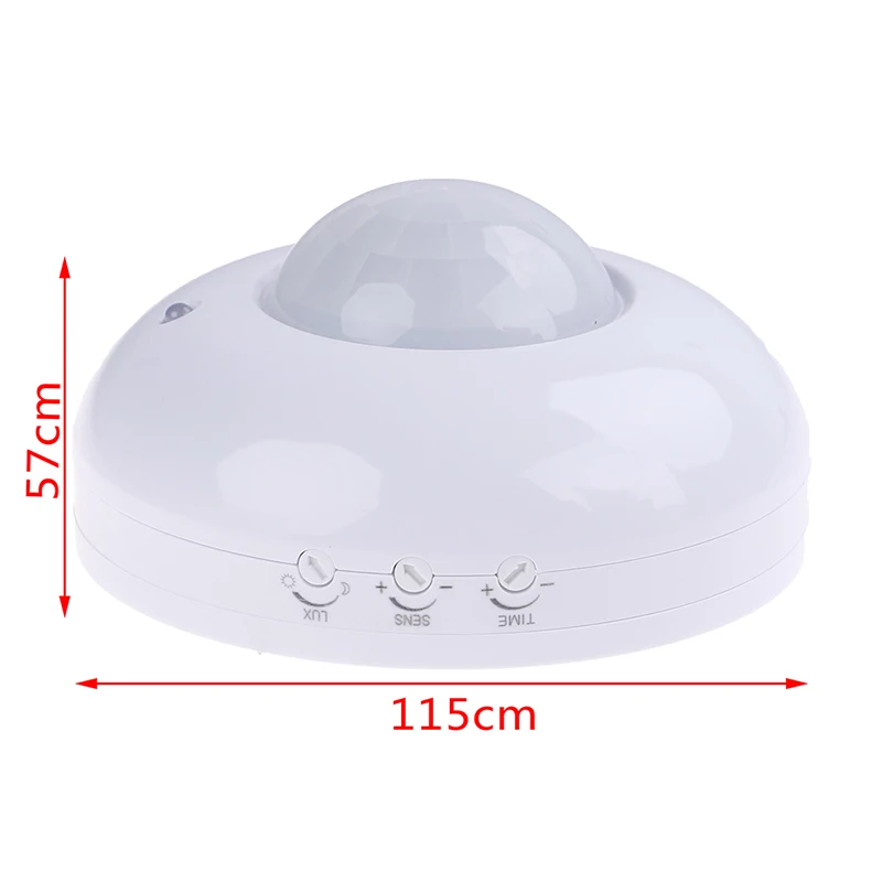 كاشف استشعار الحركة مفتاح الضوء ، تركيب السطح ، إشغال سقف البير