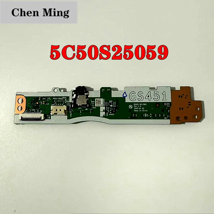 

5C50S25059 новый для Lenovo IdeaPad 3-14ARE05, USB-плата для ноутбука, устройство чтения карт SD, аудиопорт, плата питания, плата переключателя 81W3 NS-C861