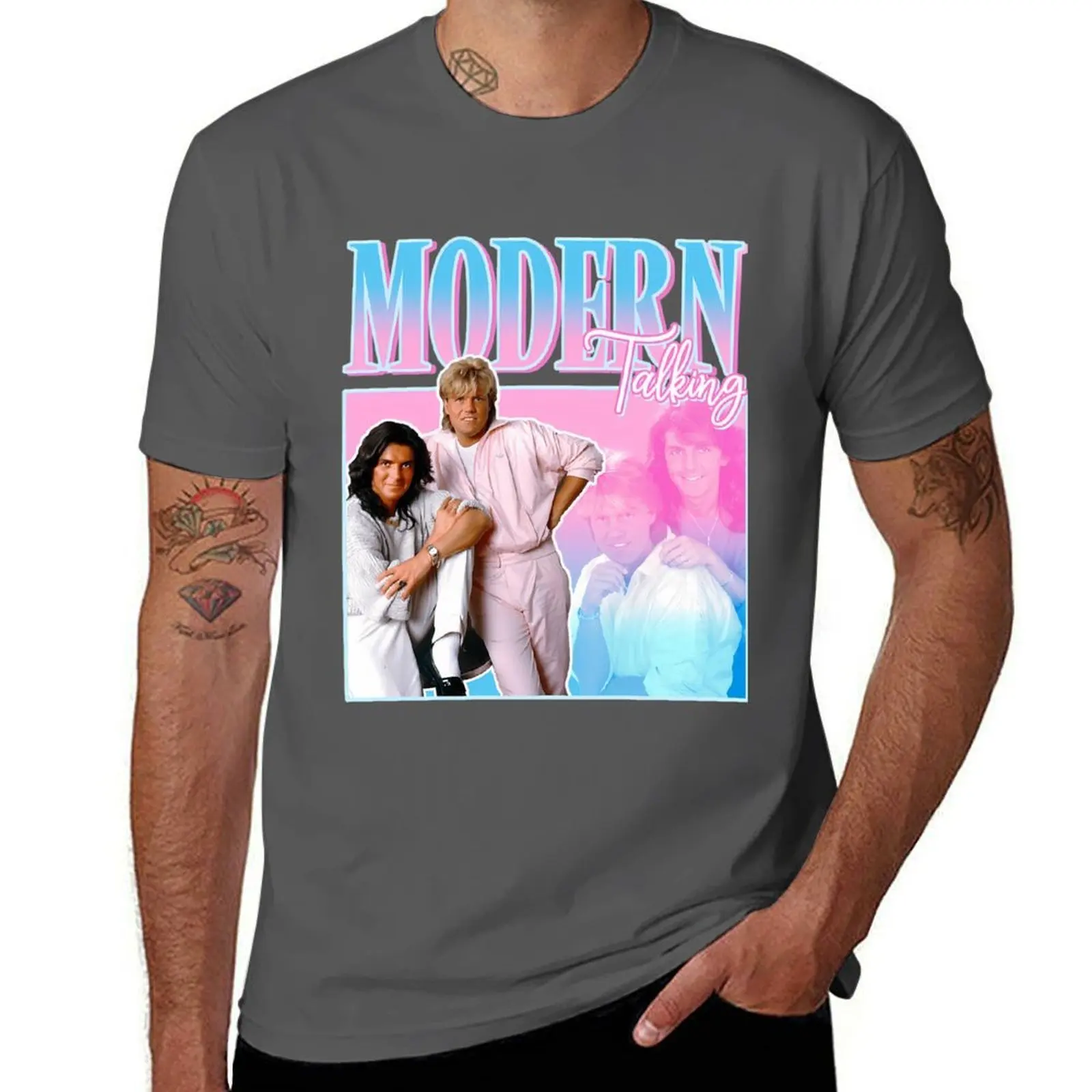 

Modern Y2K Vintage Talking T-Shirt Daily Wear Plain Short Sleeve Shirt