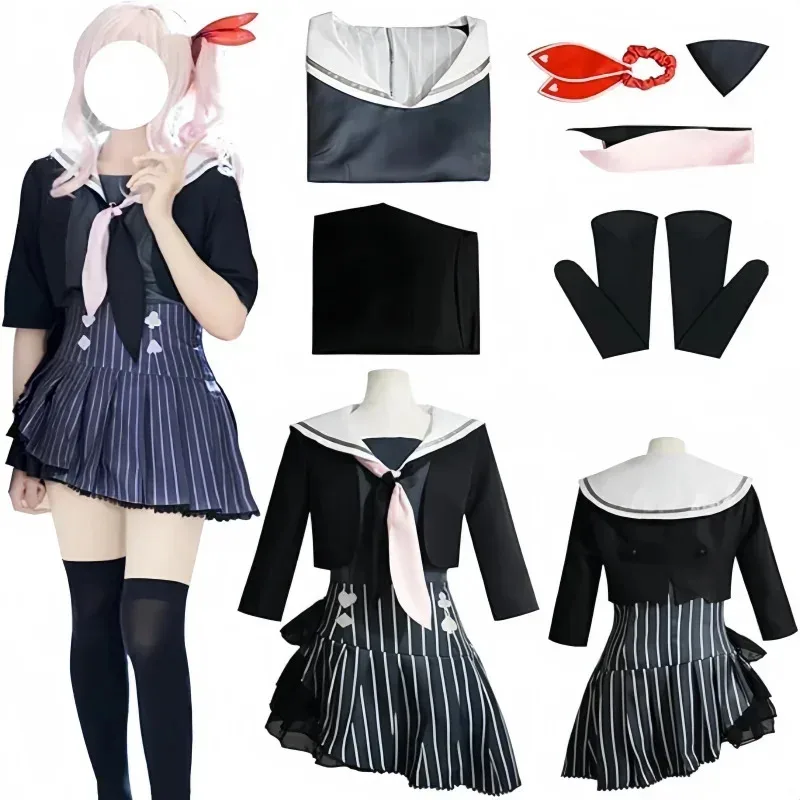 

Cosplay Costume Akiyama Mizuki, Colorful Stage Dress, Halloween Party Outfits, Complete Set