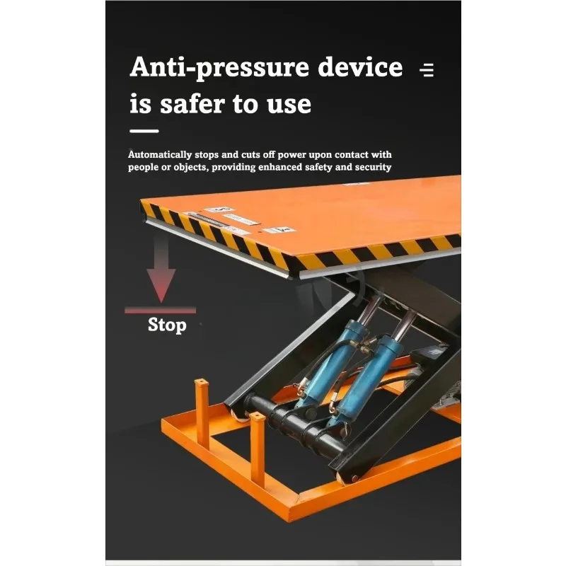 سعر FOB منصة الرفع المقصية الثابتة نظام الرفع الهيدروليكي الكهربائي لعمليات قاعدة تحميل مستودع المصنع