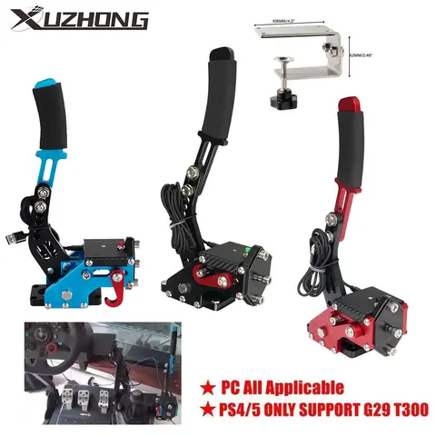 PS4/PS5 Handbrake Only Logitech G29 T300, XBOX1 XSS XSX Support G920, PC All Applicable SIM Racing Dirt Rally Horizon Games