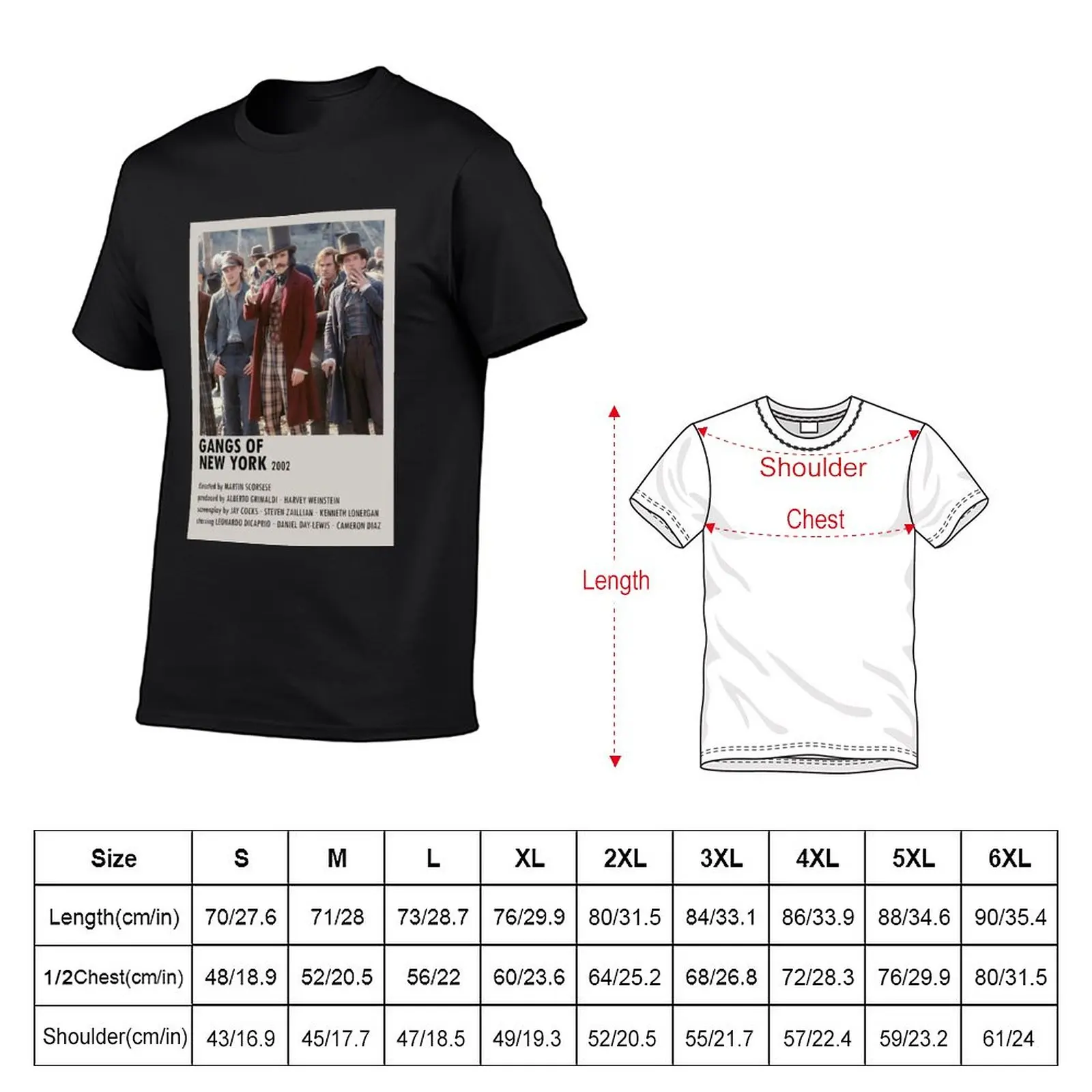 New For Men Women Historical Gangs Of Drama New York Gift For Christmas T-Shirt man clothes boys t shirts mens clothing