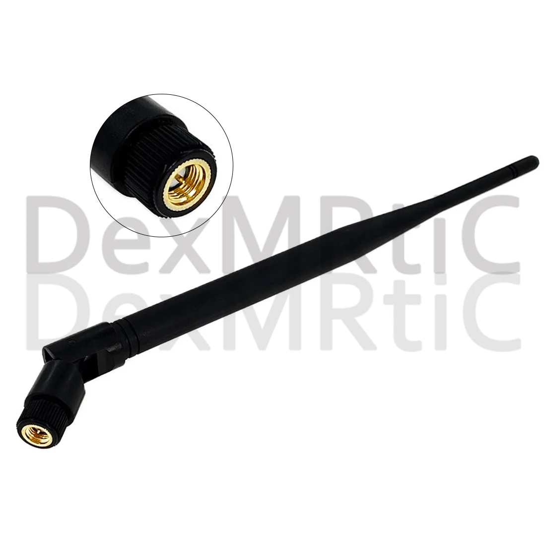 1pc 433Mhz 6dbi OMNI Antenne SMA Stecker 19cm Lange Drehbare Gebogen für Ham Radio Antenne Großhandel preis – Detail 1