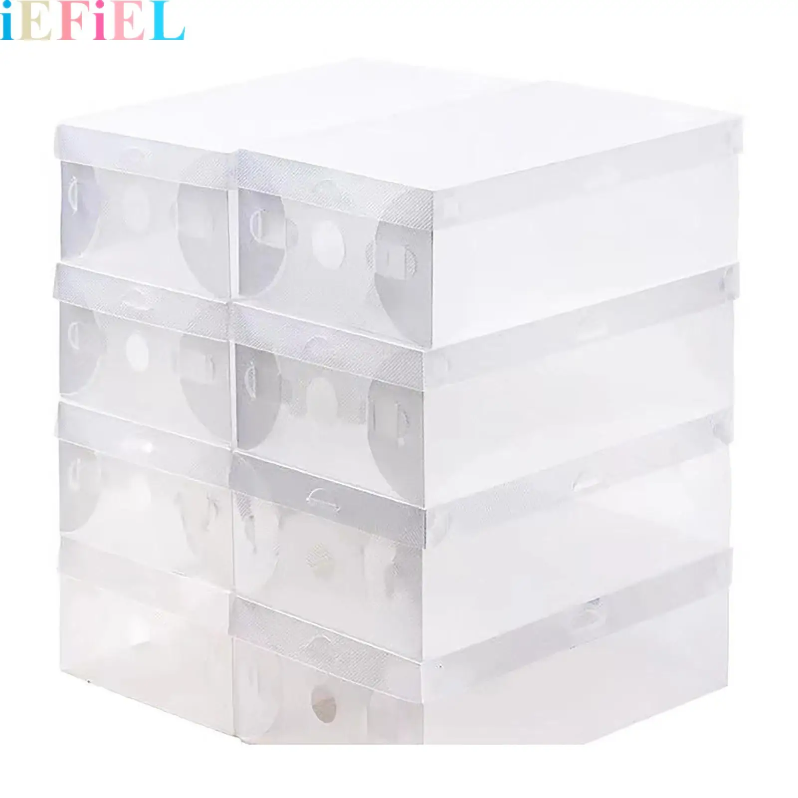 

Transparent Plastic Shoe Boxes Women Girls Storage ganizers Stackable Cases Bins Containers For Sandals Sports Shoes Dustproof