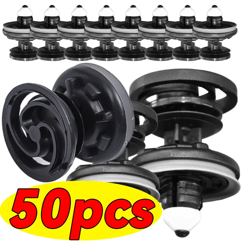 

Car Door Panel Clip Replacement for Audi Jetta Car Interior Decoration Accessories 10-50Pcs Rivet Fastener Fixed Door Black Clip