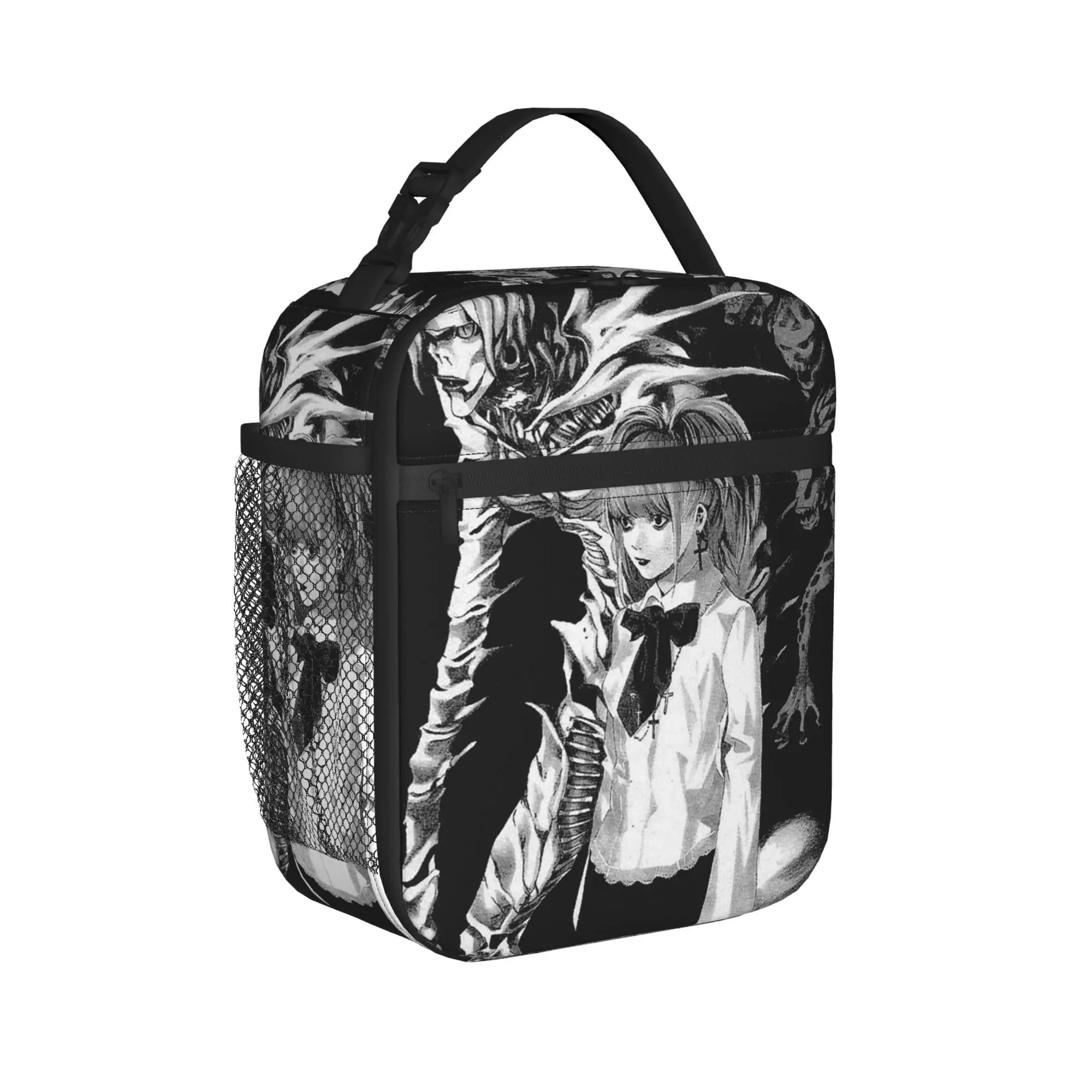 Death Note Misa Manga Insulated Lunch Bag Large Anime Lunch Container Thermal Bag Tote Lunch Box Work  Travel Bento Pouch view 2