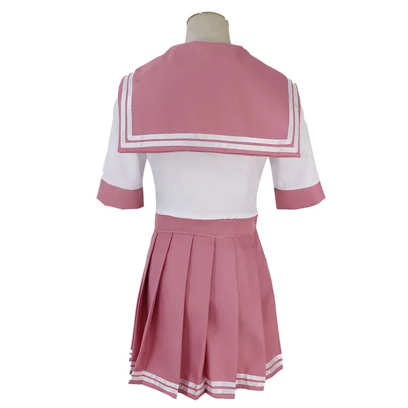 Disfraz de caballero negro Apocrypha Astolfo, uniforme escolar japonés para chica, peluca con lazo, traje de marinero de Halloween, Setc completo; 3,k'
