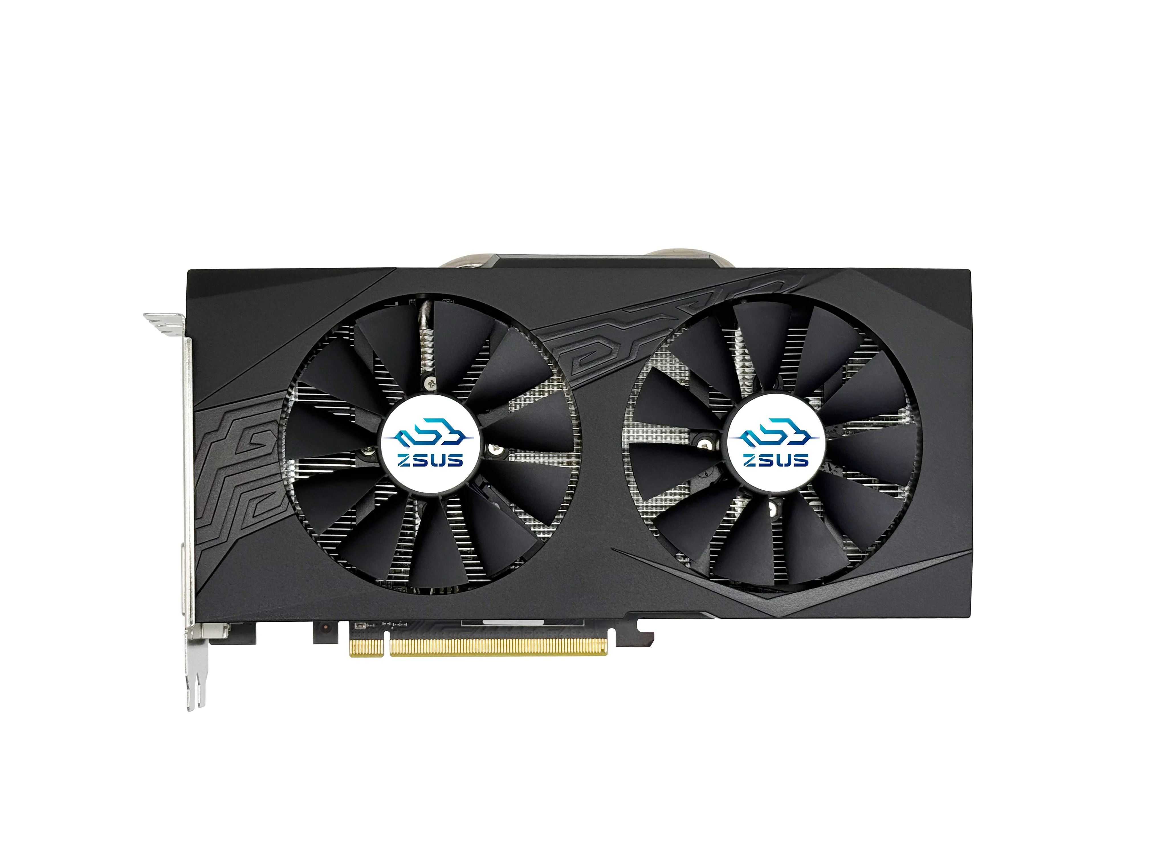 بطاقات الرسومات ZSUS Radeon RX580 8G GDDR5 بطاقة ألعاب الفيديو PCIE3.0x16 GPU مكونات الكمبيوتر المكتبي AMD RX 580 8G #5