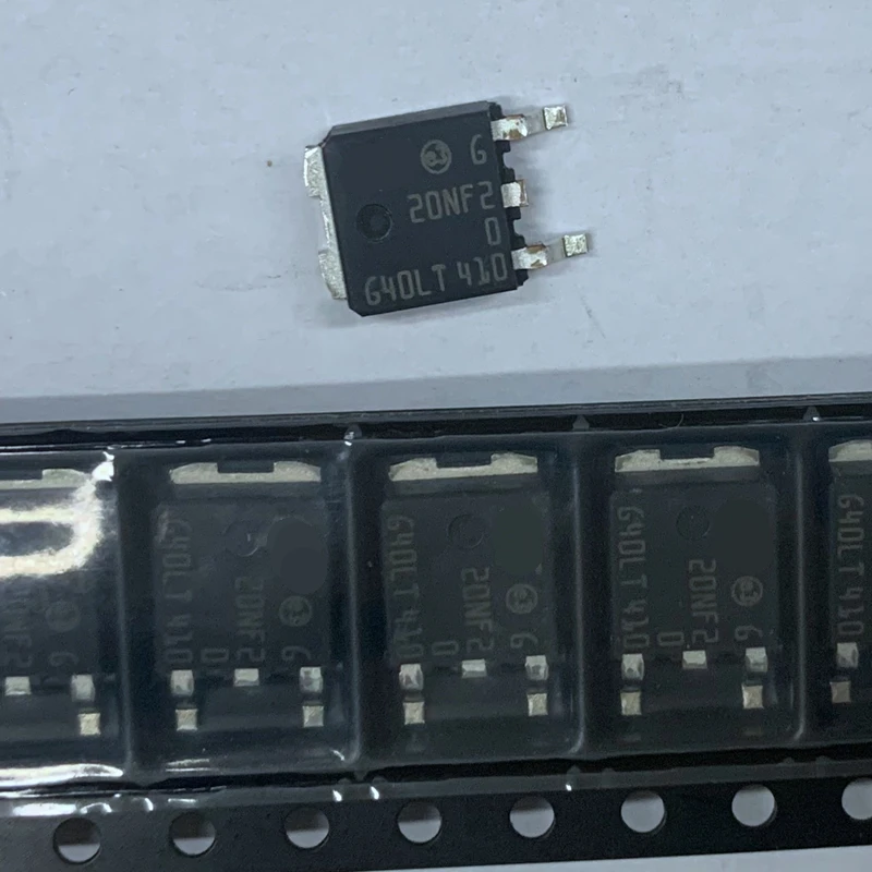 STD20NF20 TO252 Silkscreen D20NF20  N-Channel MOSFET TO-252 200V 18A, suitable for power conversion and motor drive
