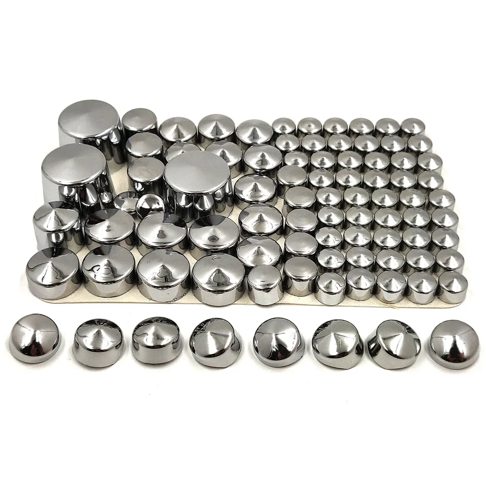 Motorcycle Chrome Bolts Toppers Caps For 2000-2005 2006 Harley Davidson Softail Twin Cam