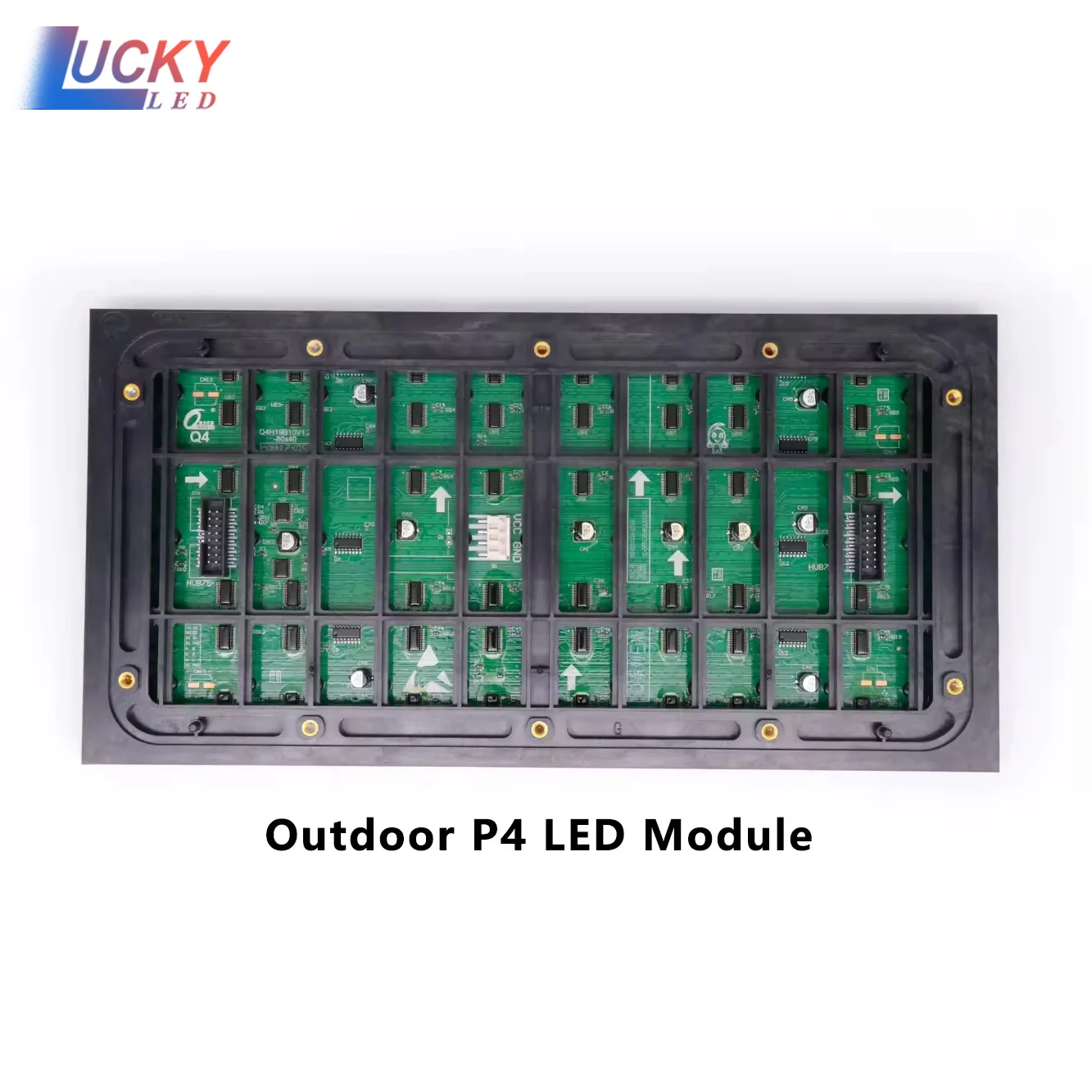 320*160mm P4 풀 컬러 LED 스크린 패널 모듈 80*40 픽셀 1/10 스캔 야외 3in1 SMD RGB P4 LED 디스플레이 패널 모듈