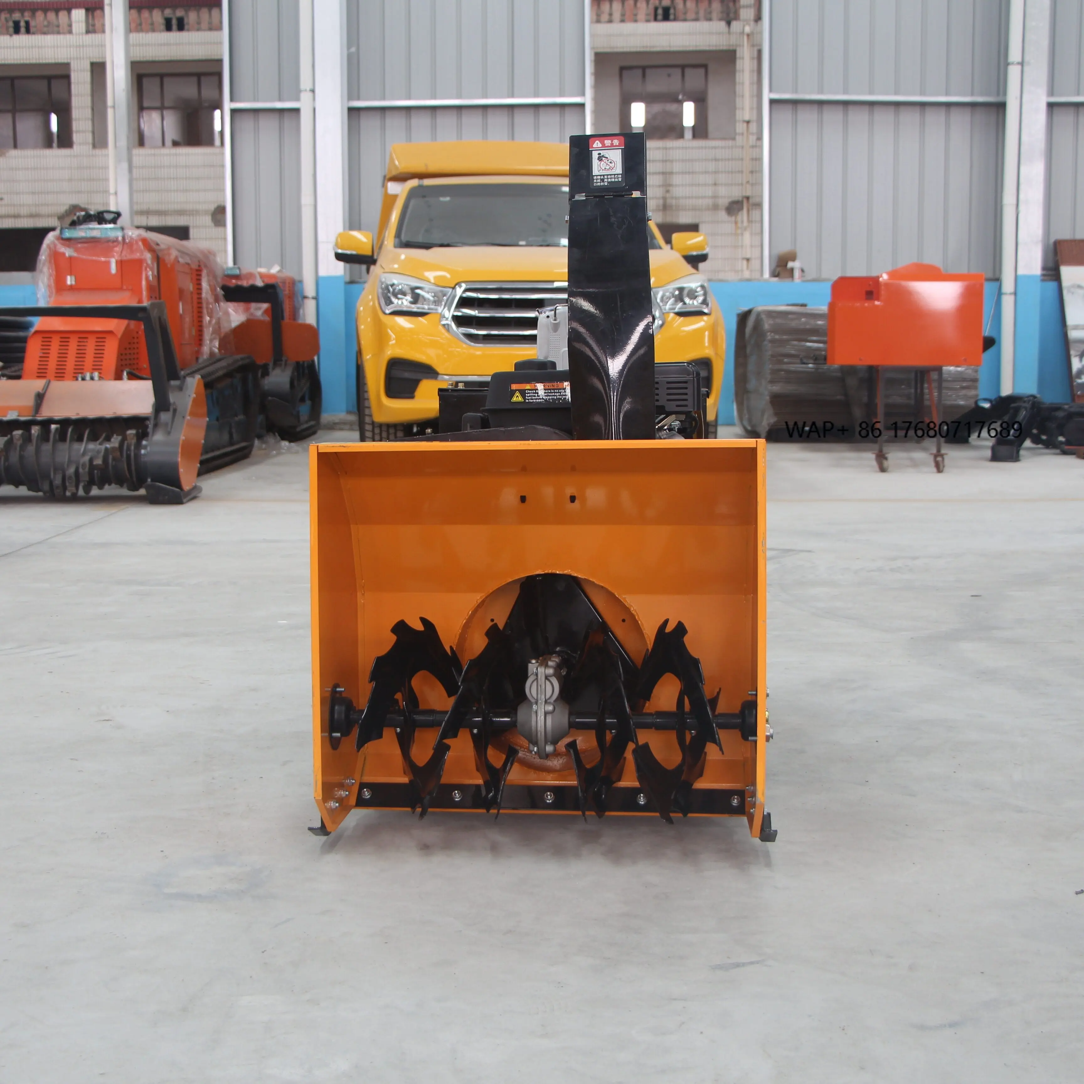 Good Condition Remote Control Snow Sweeper Robot  Road Snow Blower Snow Thrower Machine