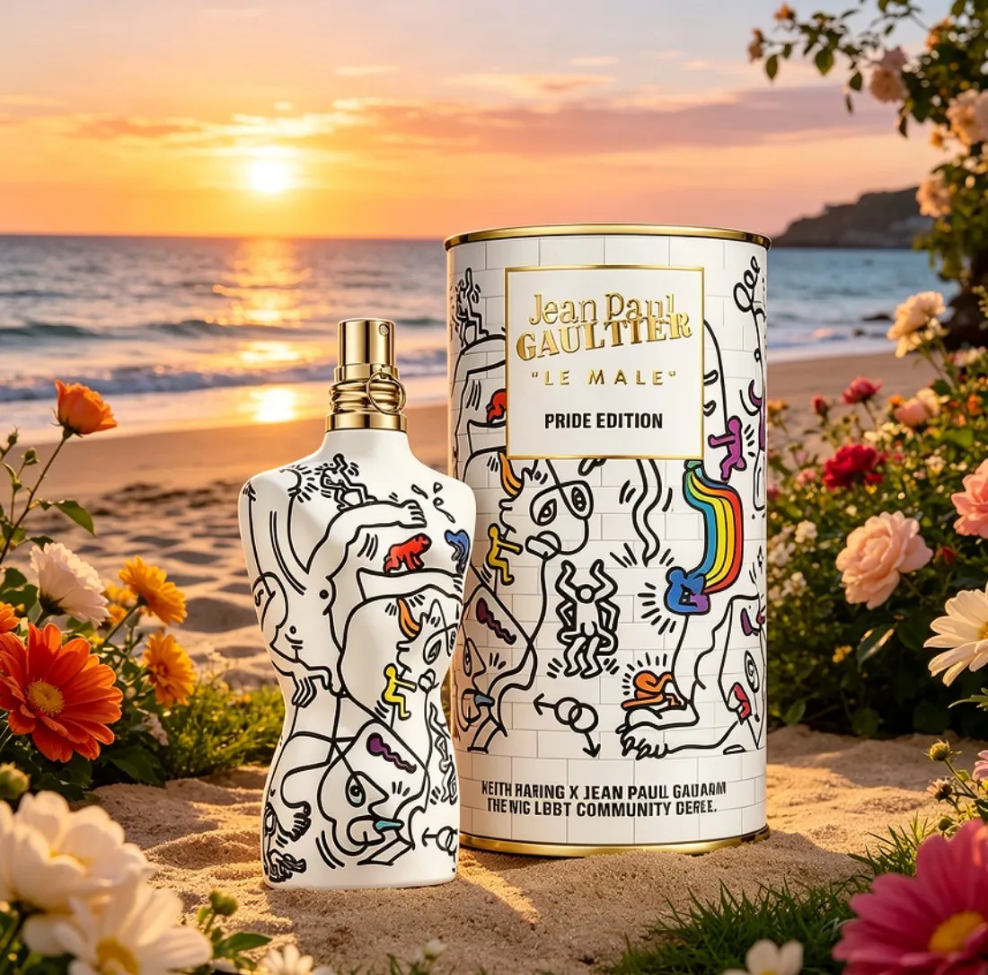 Jean Paul Gaultier Le Male Pride Edition Fragrant citrus flower fragrance, neutral perfume spray, 4.2oz125ml, lasting fragrance, suitable for multiple places, exclusive, gift choice view 3