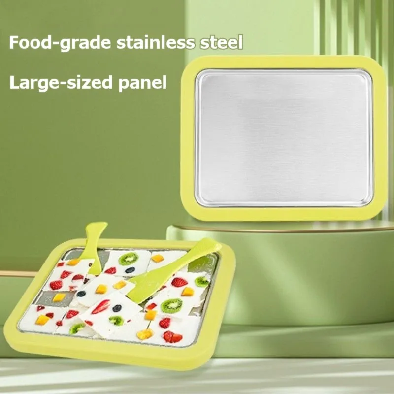 

Manual Stainless Steel For DIY Ice Cream Maker-Non-Electric,Compact Design For Frozen Yogurt And Ice Cream Production