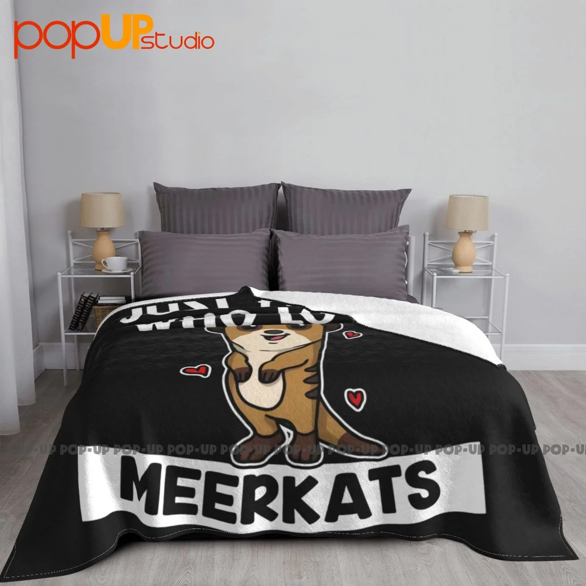 Just A Girl Who Loves Meerkats Blanket Thick Fashion High-Quality Bedding Throws Decorative Sofa