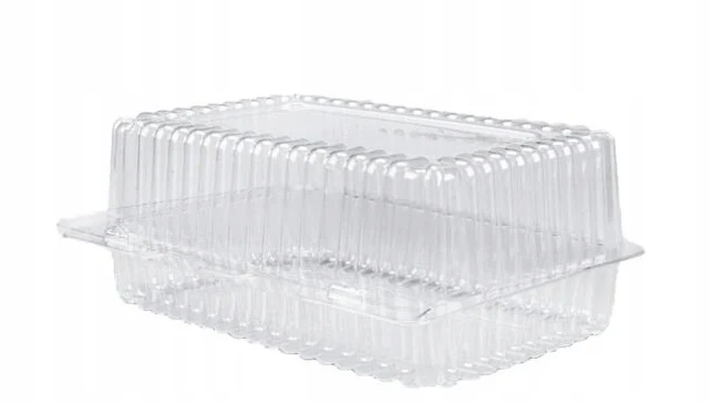 900 ml wegwerp transparante taartcontainer