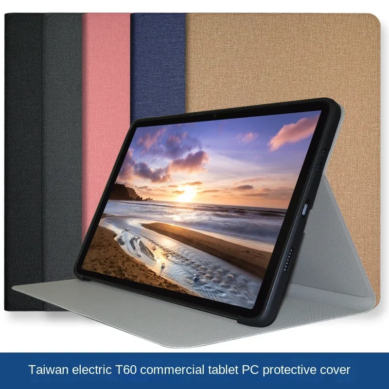 ソフトtpuバックシェル付きスリムなPUレザーカバー、teclast t60用ケース、12 "タブレット、pc、フリップブック、スマートカー、スリープ、ウェイクアップ