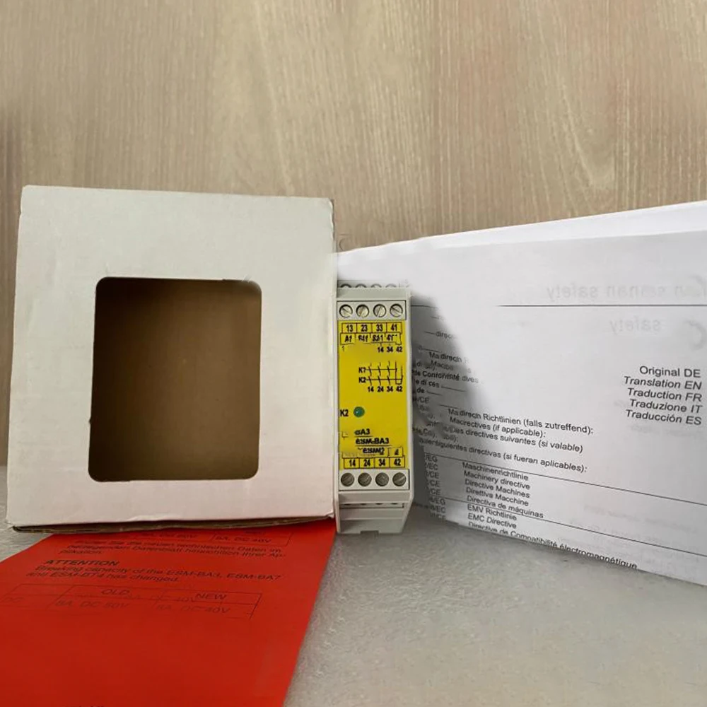 New for EUCHNER ESM-BA303 087413 230V Safety Relay Module in Box