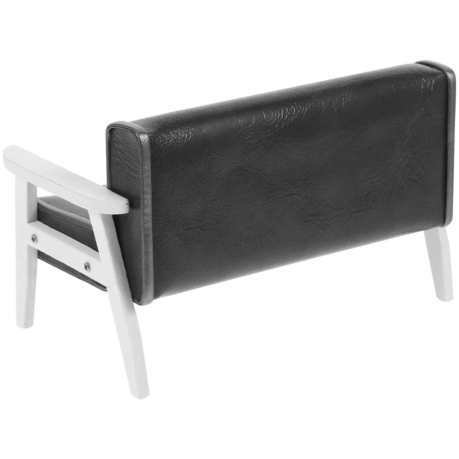 

Miniature Wooden Sofa Chair for Dollhouse Decoration Lifelike Design Exquisite Craftsmanship Desktop Mini Furniture Adorable