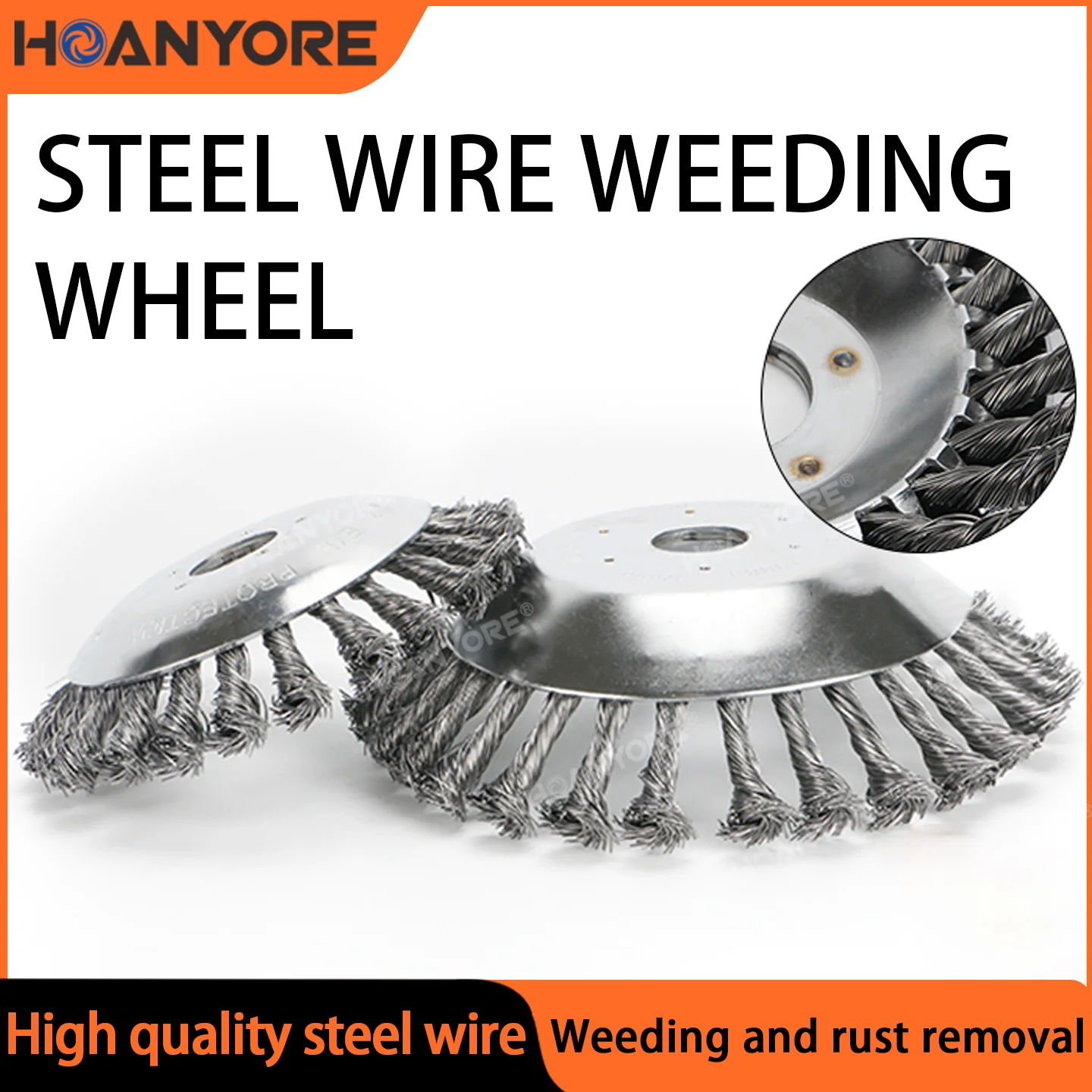 Weeding Tool Lawn Mower Blade Steel Wire Mower Head Steel Wire Wheel Mower Head Plate General Accessories