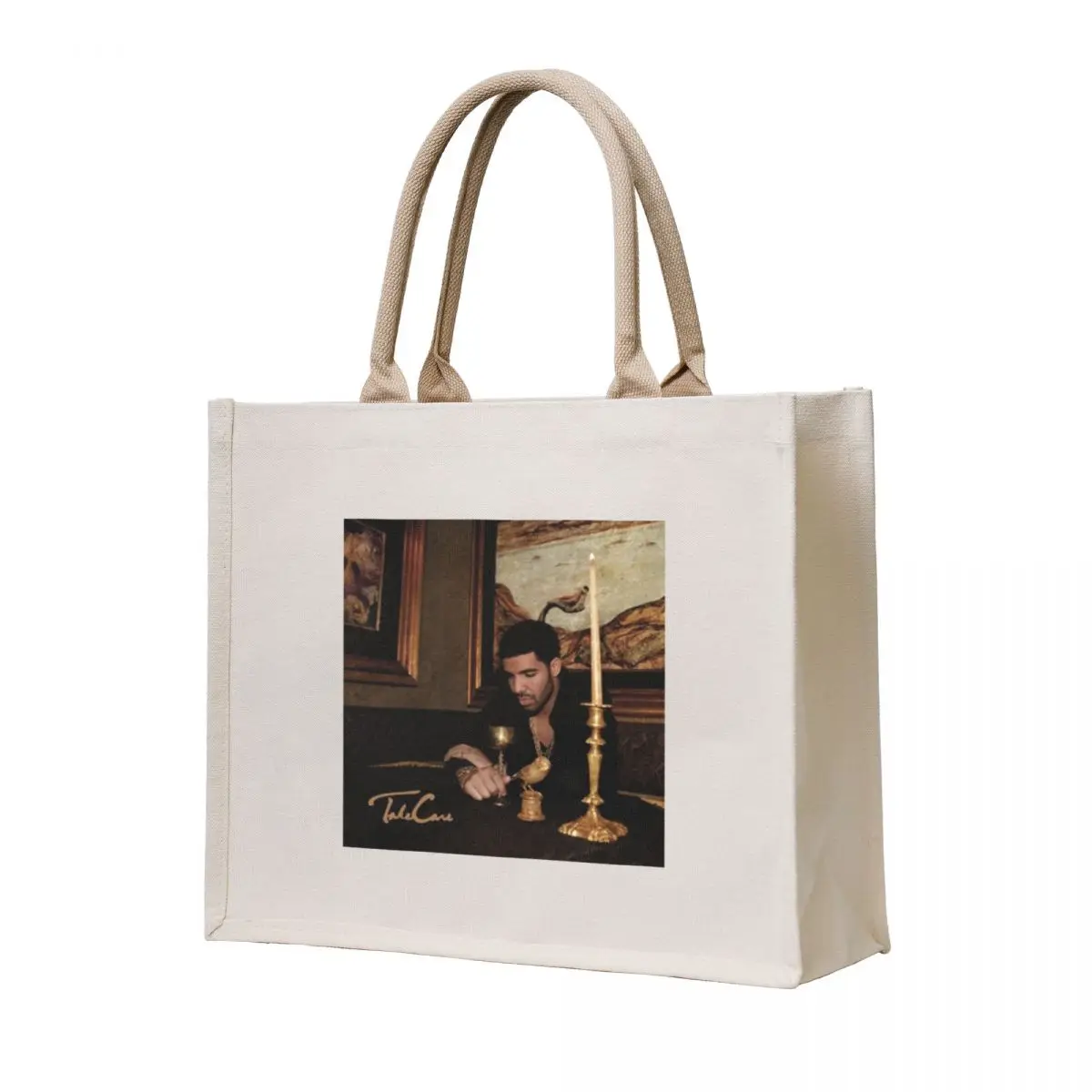 

Drake Take Care Tote Bag eco bag folding Portable shopping bag luxury women cute tote